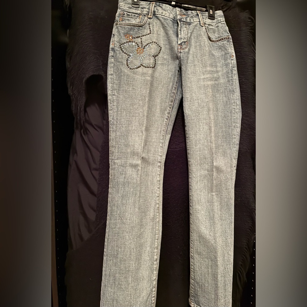 Seven7 Light Blue Flare Jeans